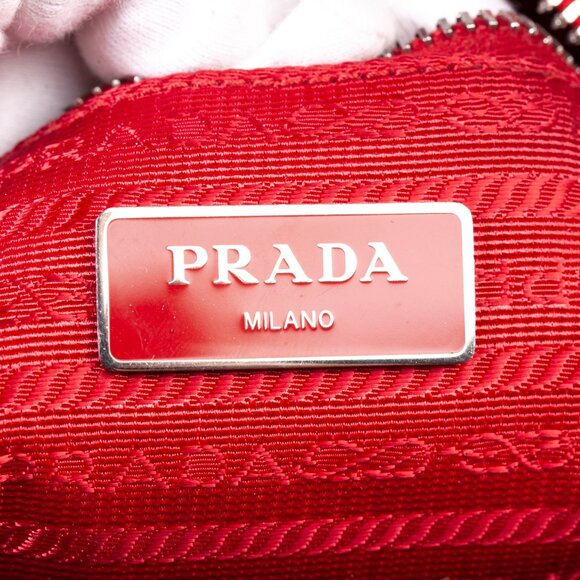 Authentic Ladies Red Prada Quilted Tesstuto Impuntu Mini Backpack - Picture 12 of 15